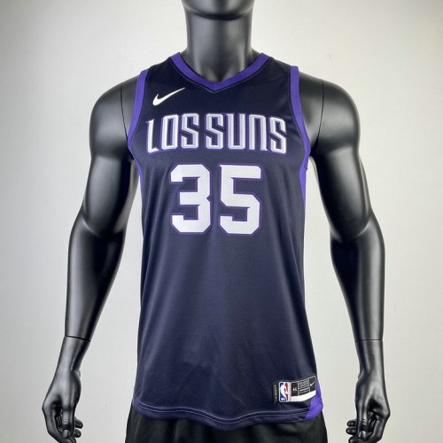 NBA 35 Durant Phoenix Suns 2018 city Maillot Violet imprimé